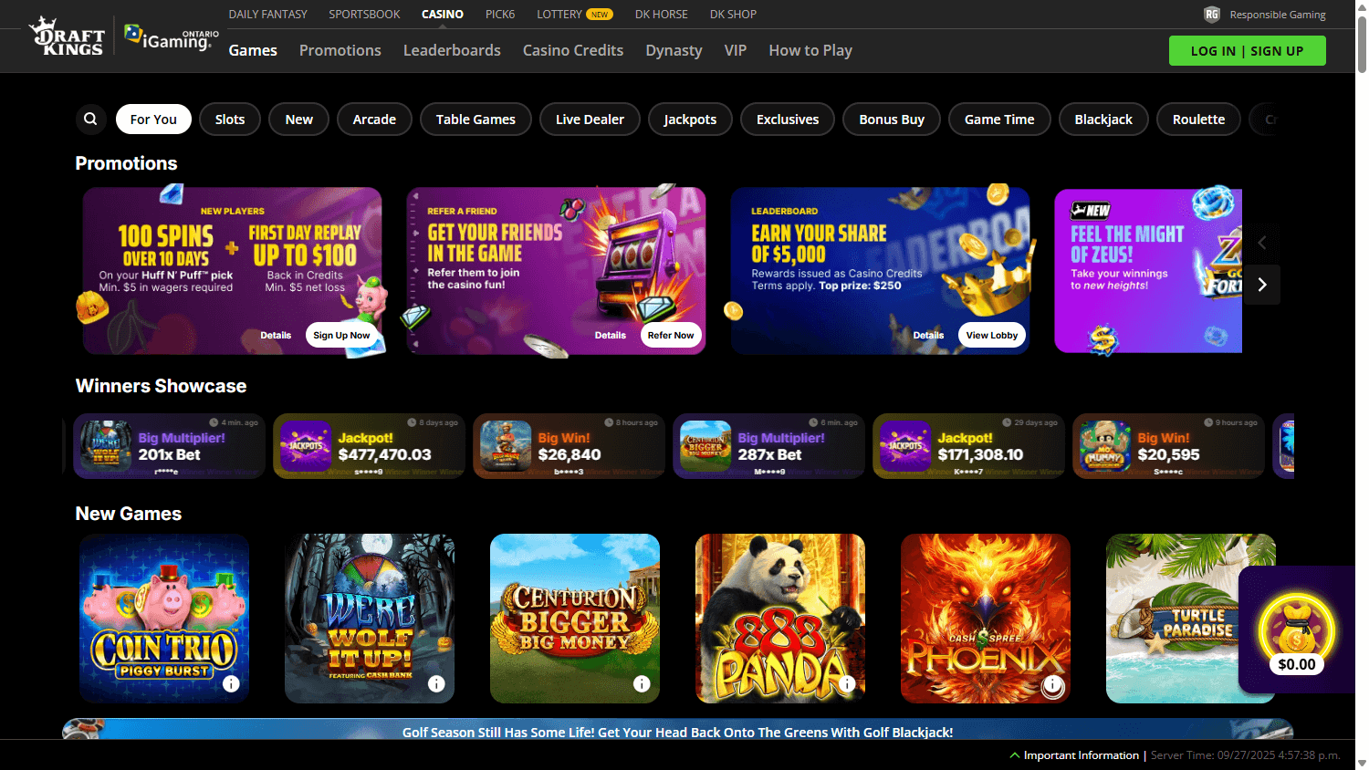 DraftKings_Casino_Ontario_homepage_desktop