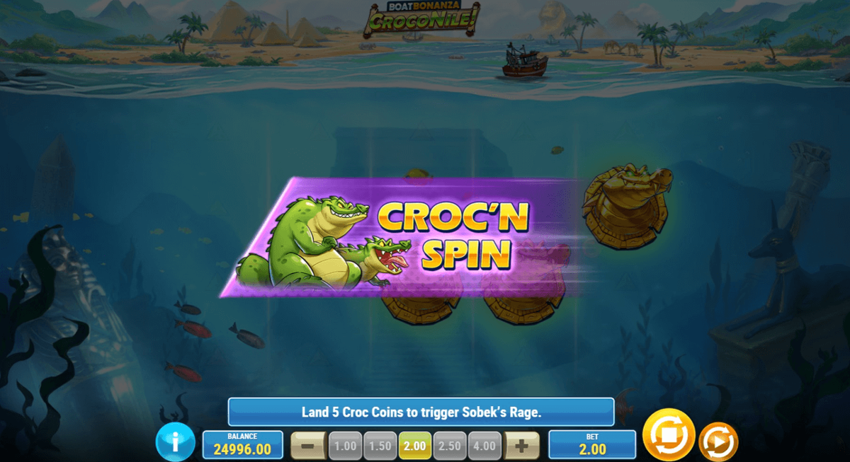 Boat Bonanza CrocoNile croc n spin