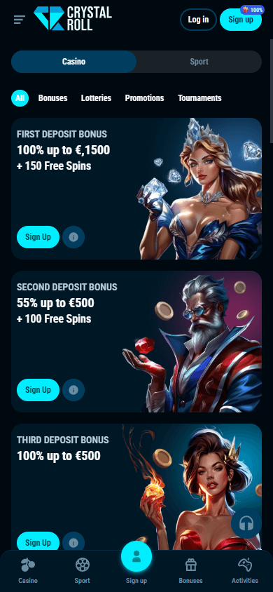 Crystal roll online casino