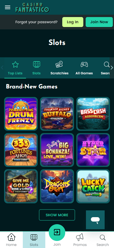 Casinofantastico UK Casino Zone: Games and Features