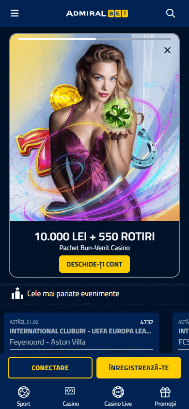 AdmiralBet_Casino_RO_homepage_mobile
