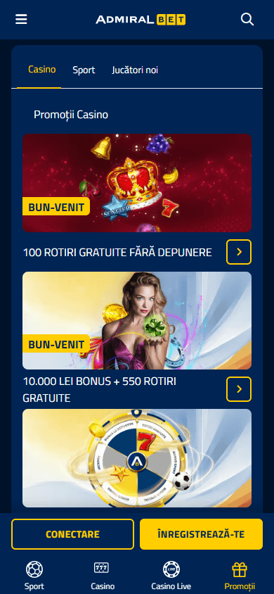 Admiral casino rotiri gratuite