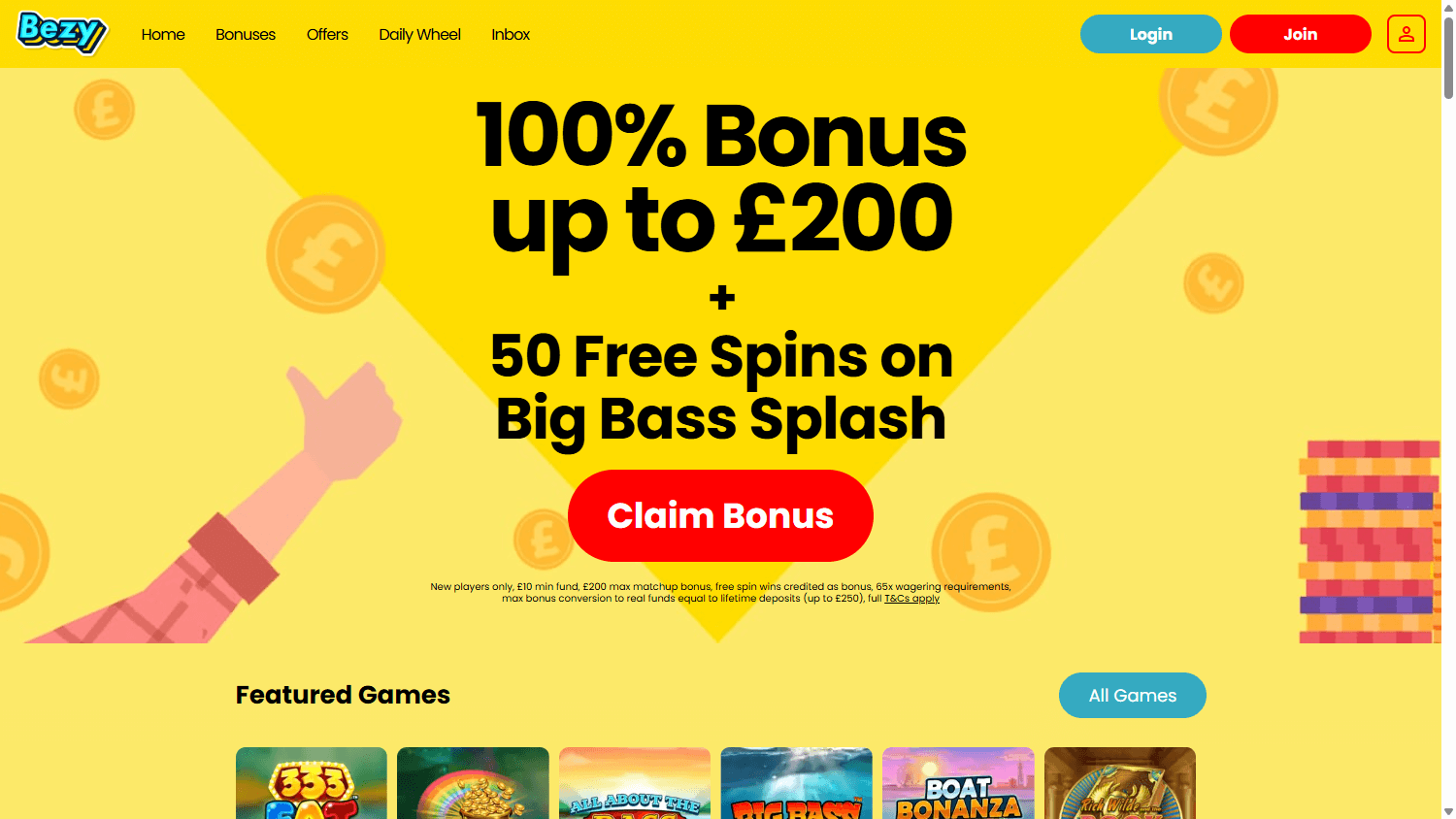 Bezy_Casino_homepage_desktop