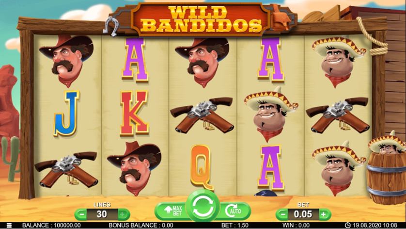 Wild Bandidos Free Play in Demo Mode