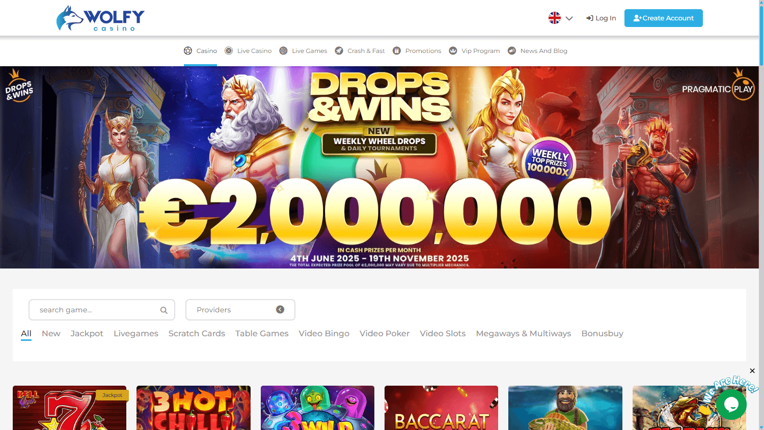 Wolfy Casino: 100 % insättningsbonus – vad erbjudandet innebär för svenska spelare
