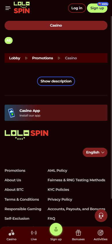 Lolospin_Casino_promotions_mobile
