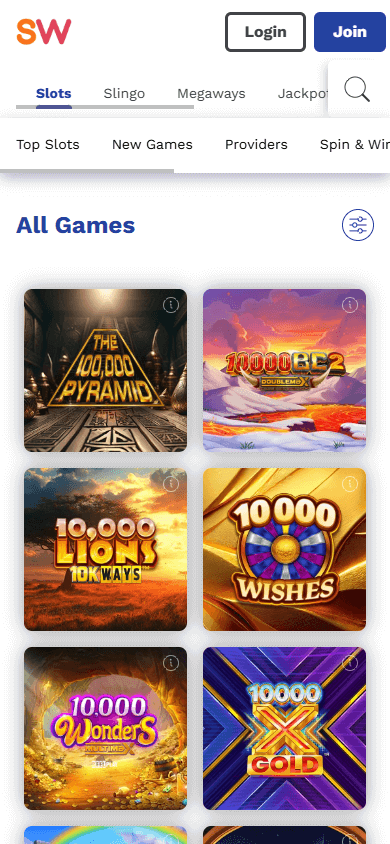 Spin and Win Casino Game Mobile