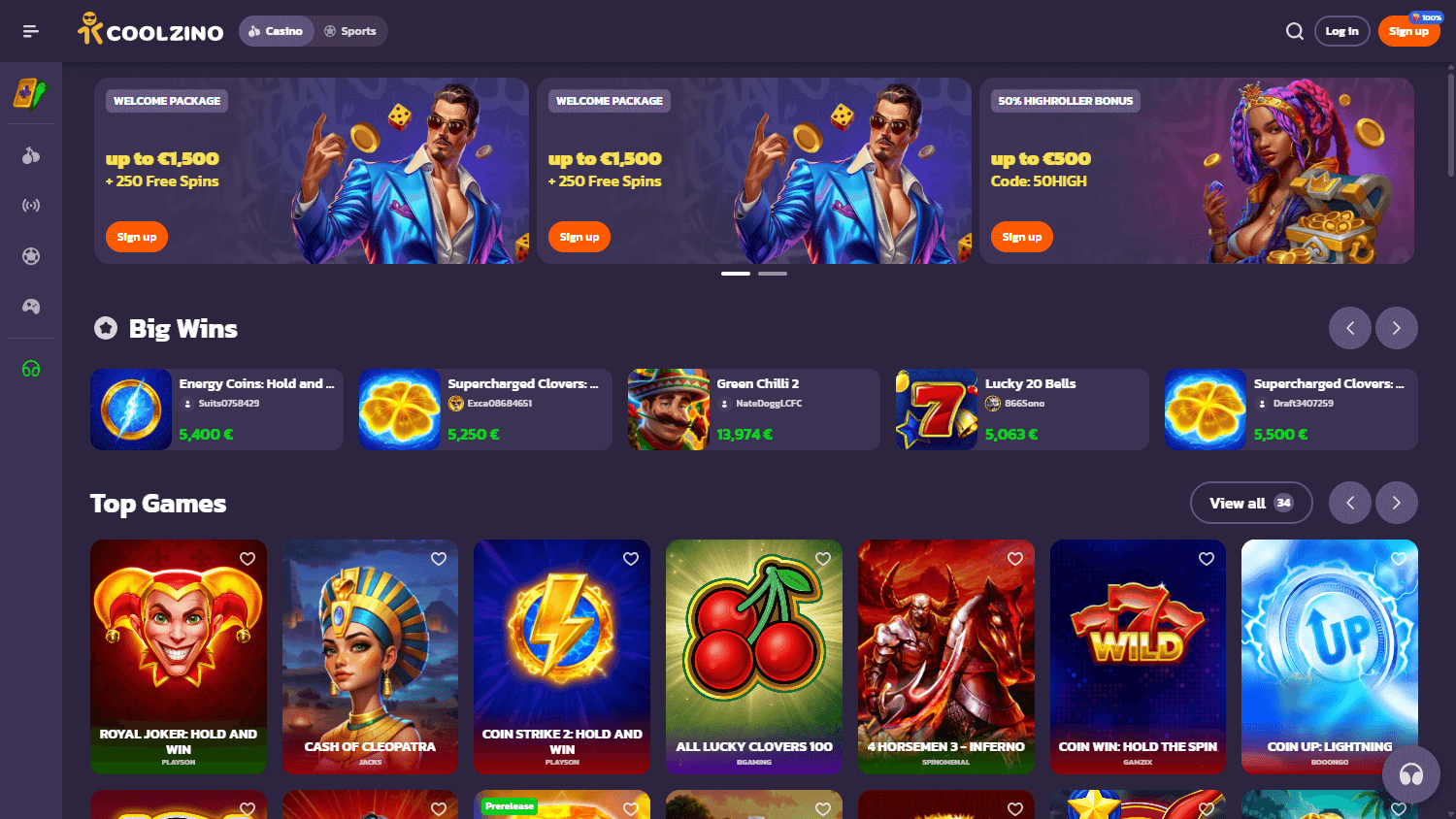 Vergleich von Casinos mit Coolzino Bonuspaket — Review für Spieler aus Deutschland