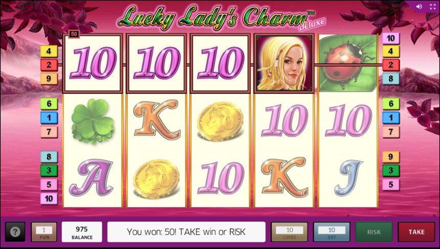 lucky lady charm slot review