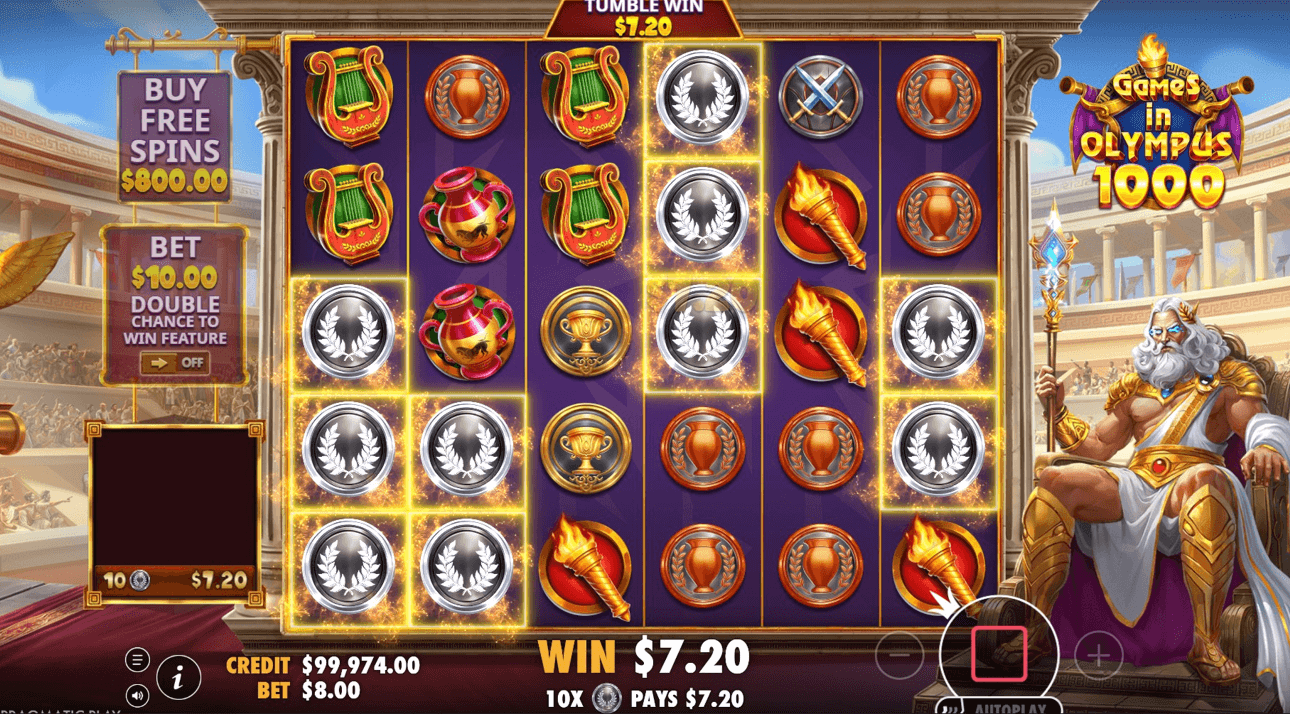 Games in Olympus 1000 win