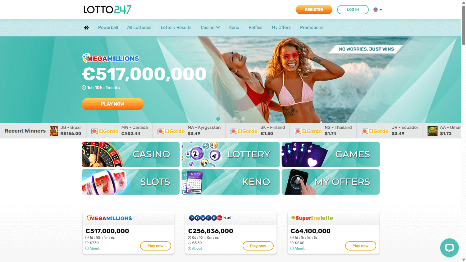 Lotto247_Casino_homepage_desktop