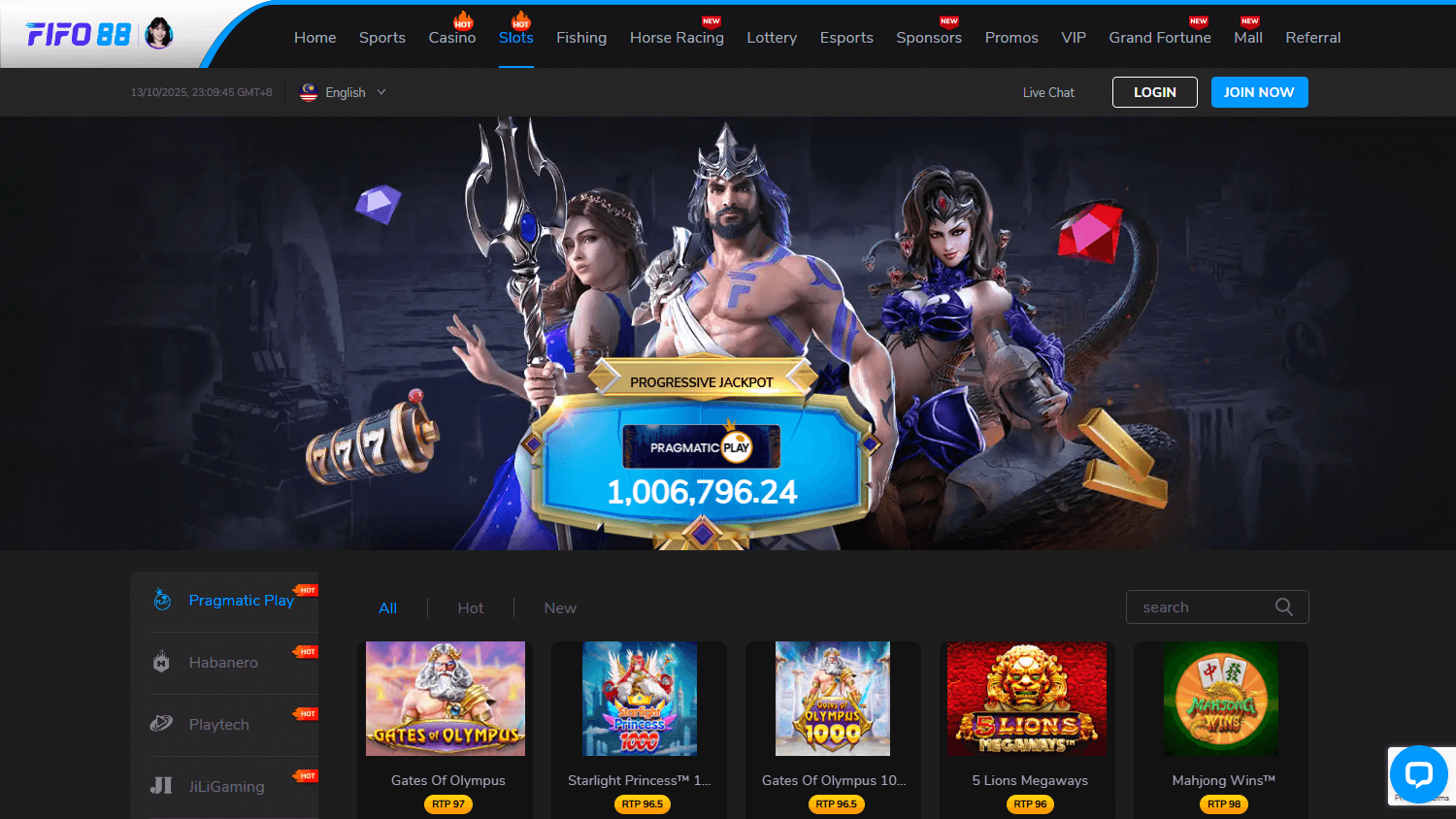 FIFO88_Casino_game_gallery_desktop