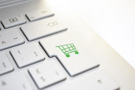 shopping-cart-button-on-laptop-keyboard