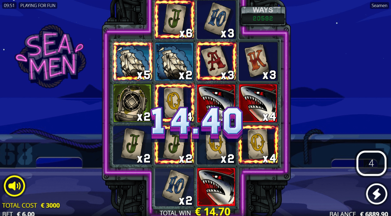 Seamen super rigged spins