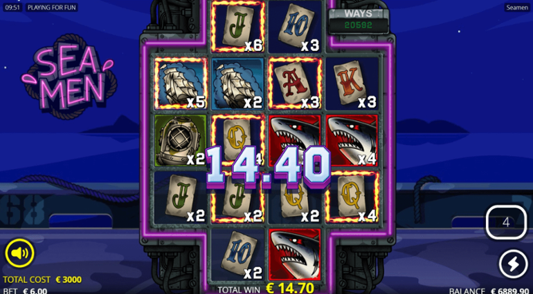 Seamen super rigged spins