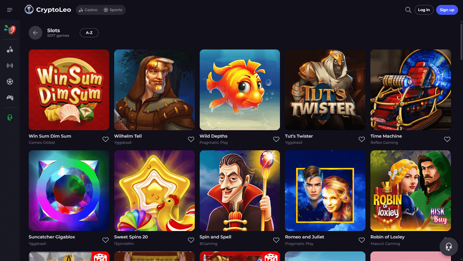 CryptoLeo_Casino_game_gallery_desktop
