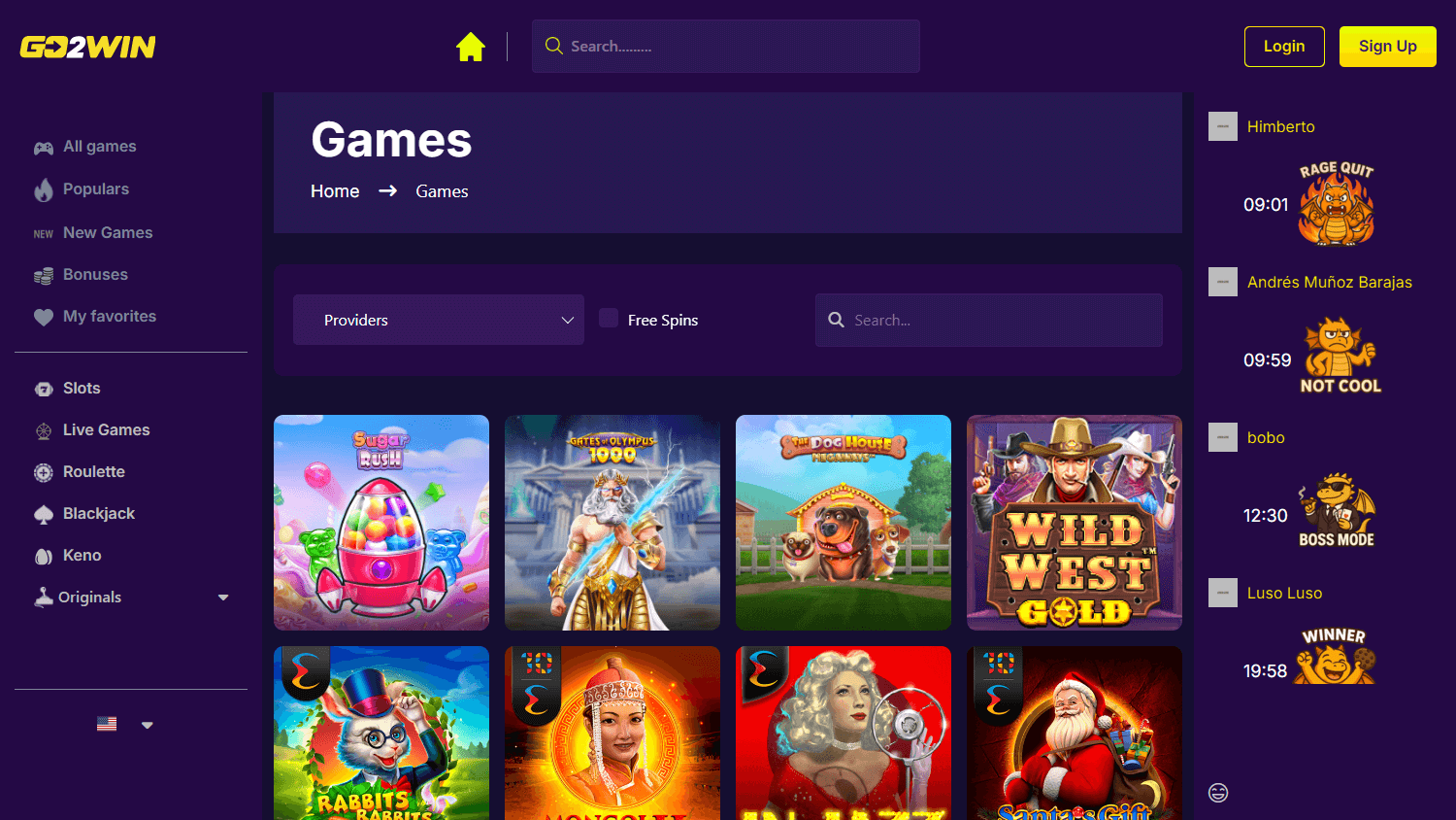 Go2Win_Casino_game_gallery_desktop