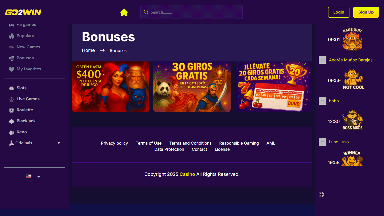 Go2Win_Casino_promotions_desktop