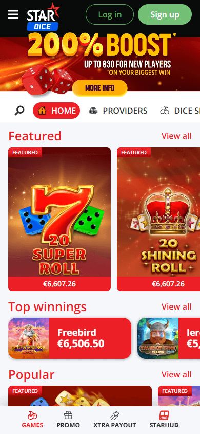 Stardice casino