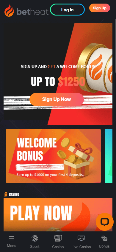 betheat_casino_homepage_mobile
