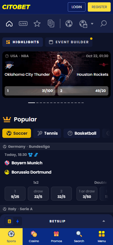 citobet_casino_homepage_mobile