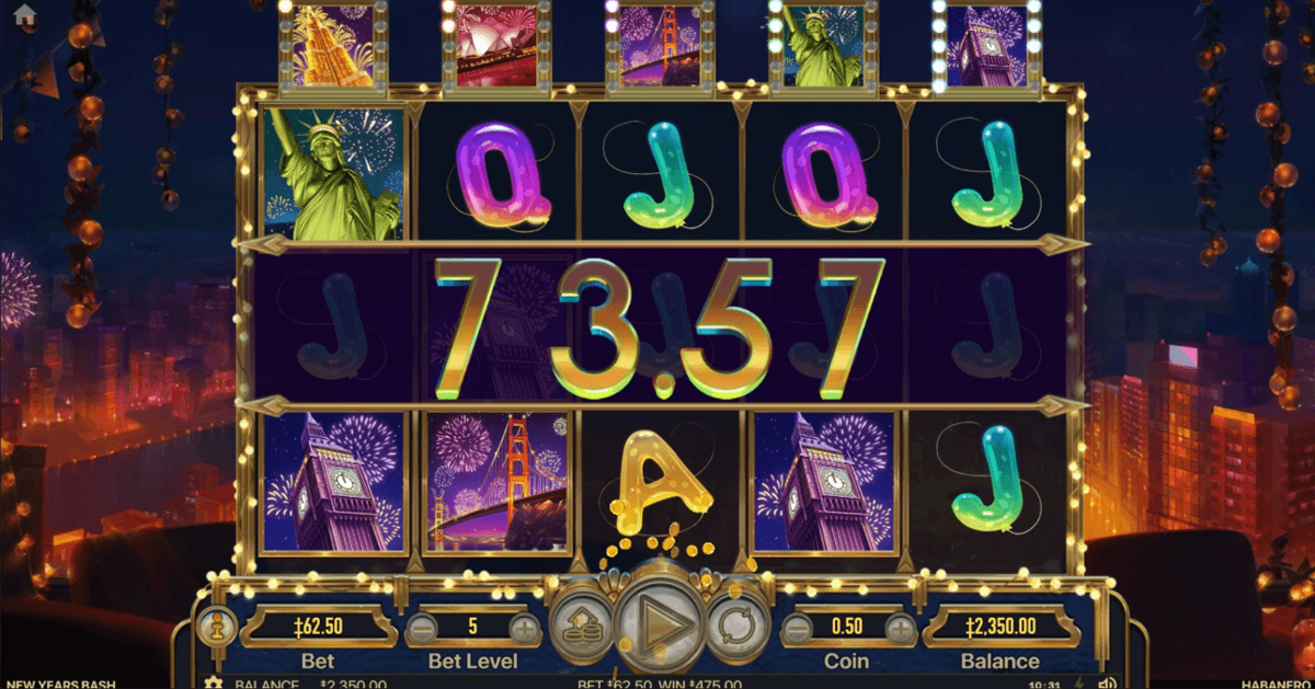 New Years Bash free spins