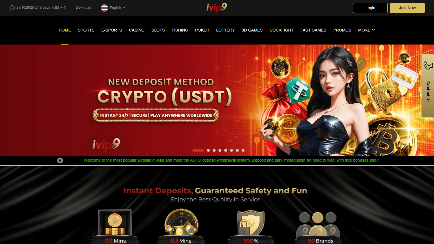 iVIP9_Casino_homepage_desktop