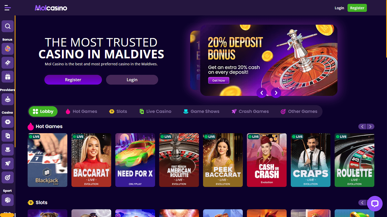 MolCasino_homepage_desktop