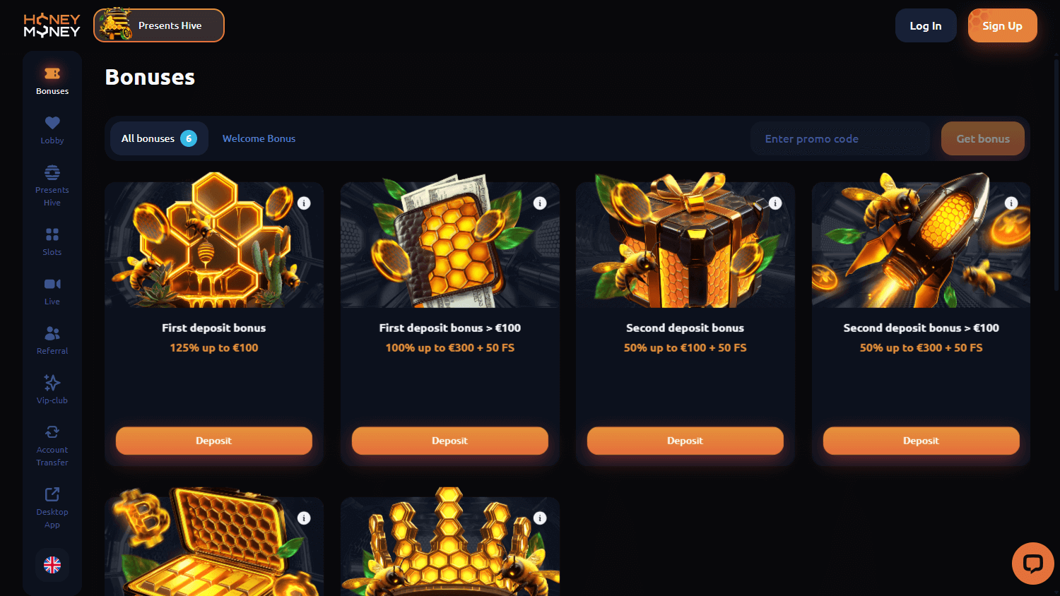 de confiance Honeybetz Casino bonus de rechargement publicité en Belgium