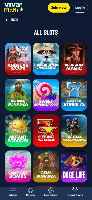 Vivaspin_Casino_game_gallery_mobile