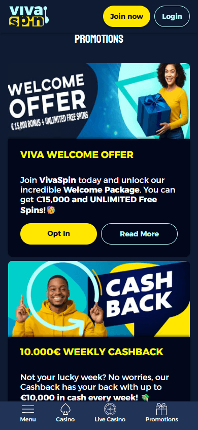 Vivaspin_Casino_promotions_mobile