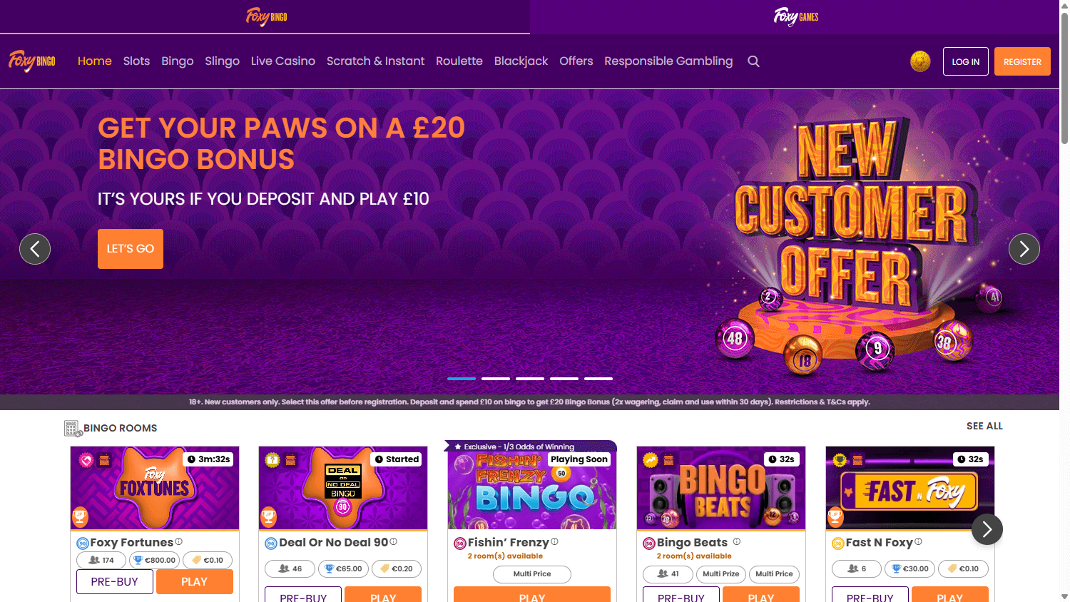 Foxy_Bingo_Casino_homepage_desktop