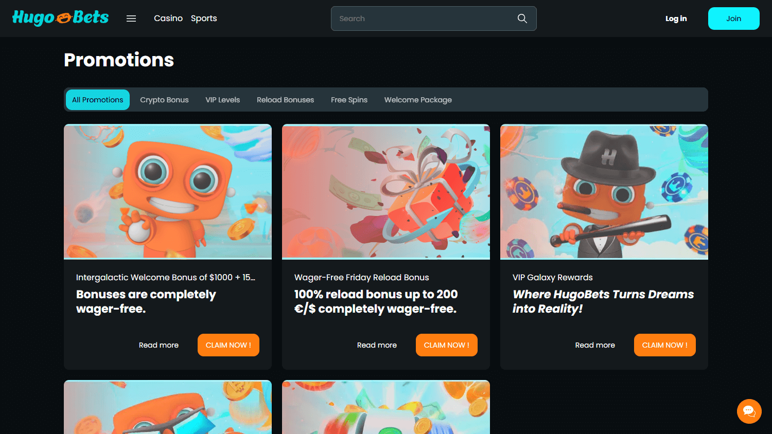hugobets_casino_promotions_desktop
