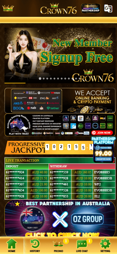 Crown76_Casino_homepage_mobile