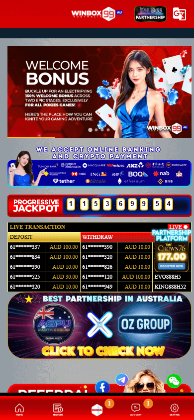 WINBOX99_Casino_homepage_mobile