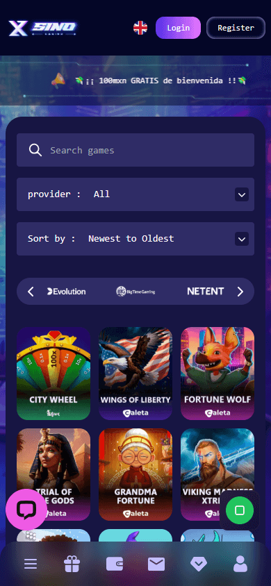xsino_casino_homepage_mobile