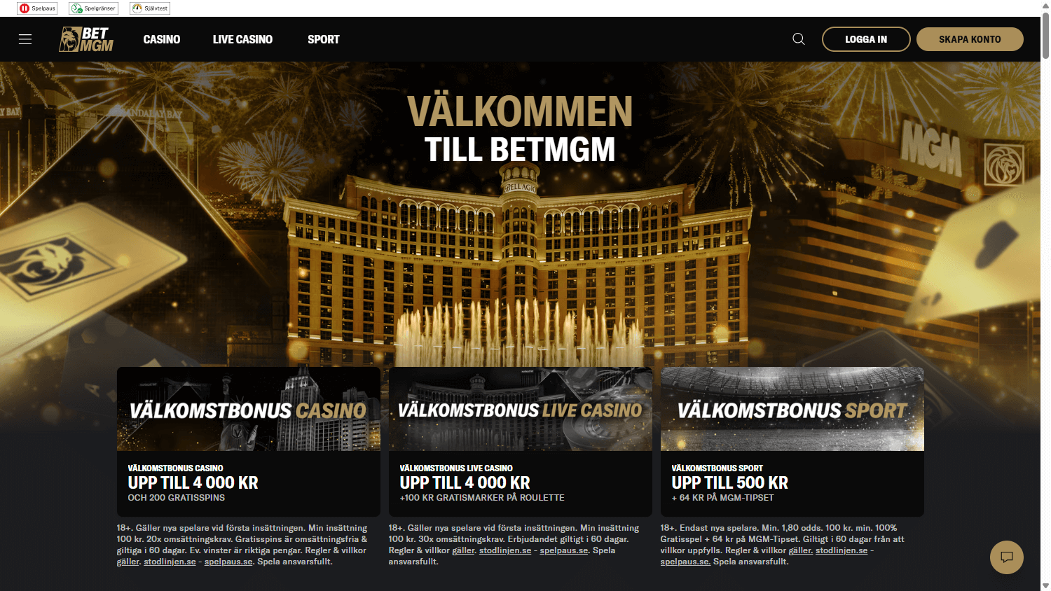 BetMGM_Casino_SE_homepage_desktop