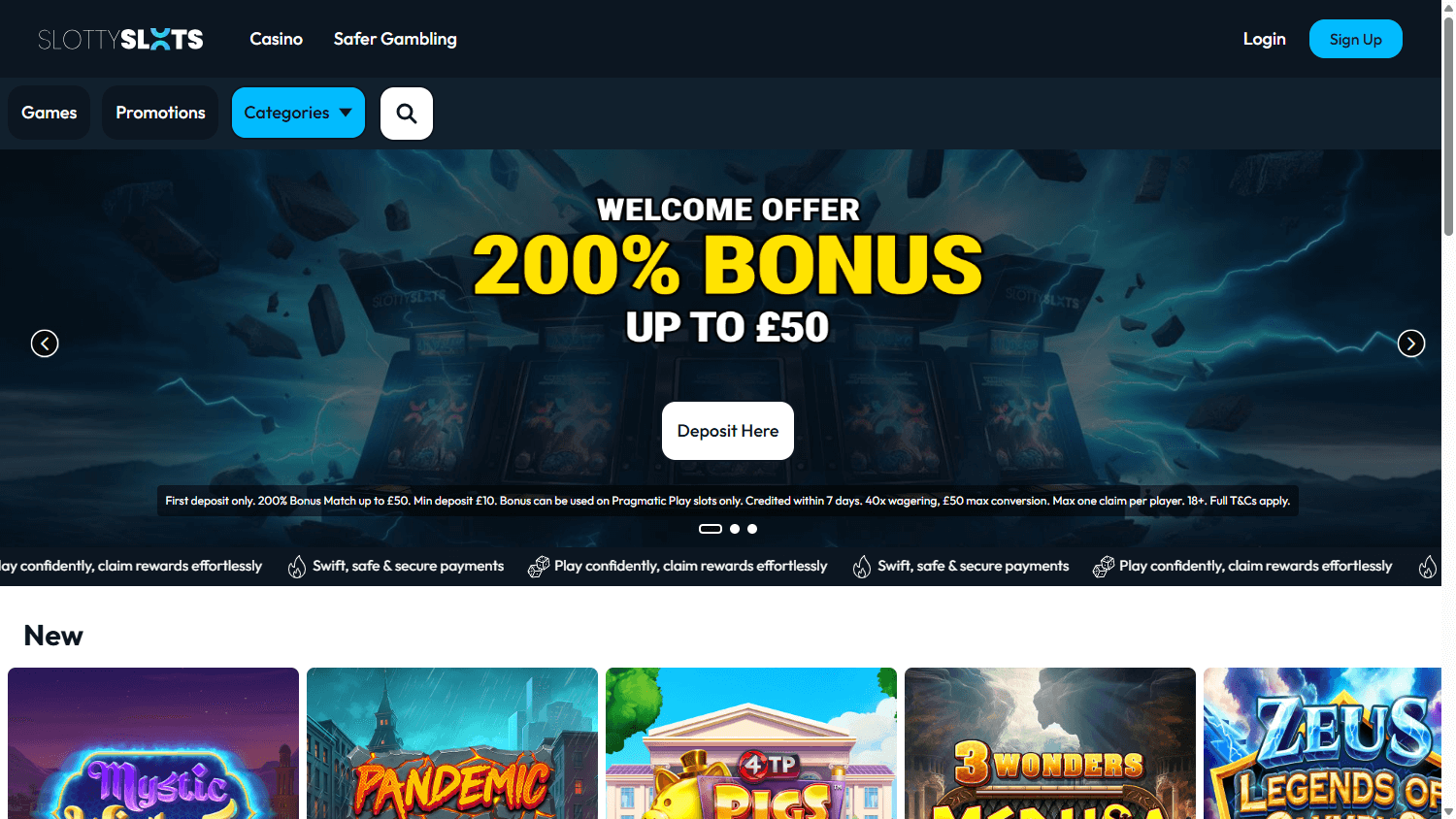 Slotty_Slots_Casino_homepage_desktop