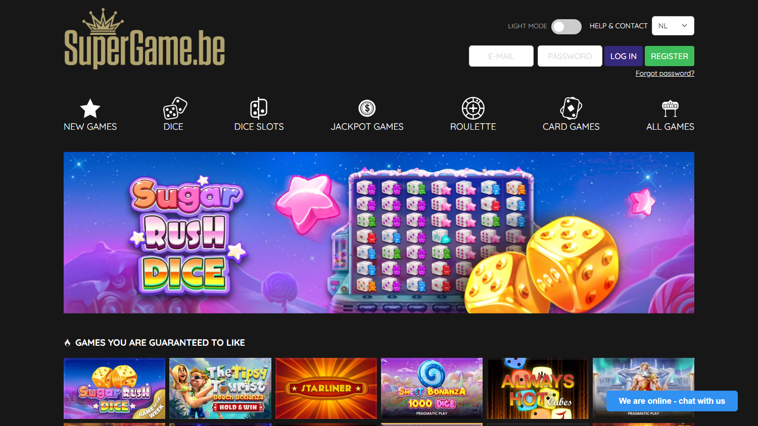 Supergame_Casino_homepage_desktop