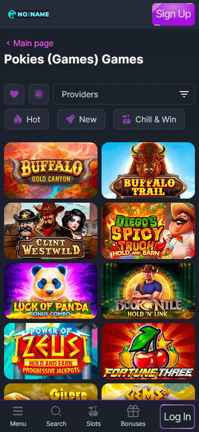 No_Name_Casino_game_gallery_mobile