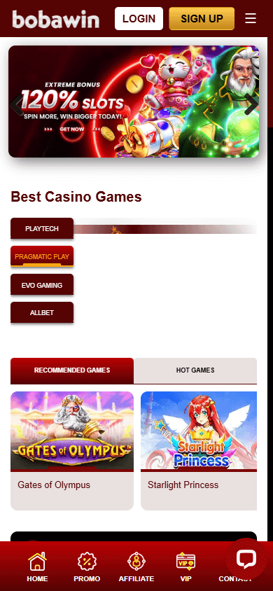 Bobawin_Casino_homepage_mobile