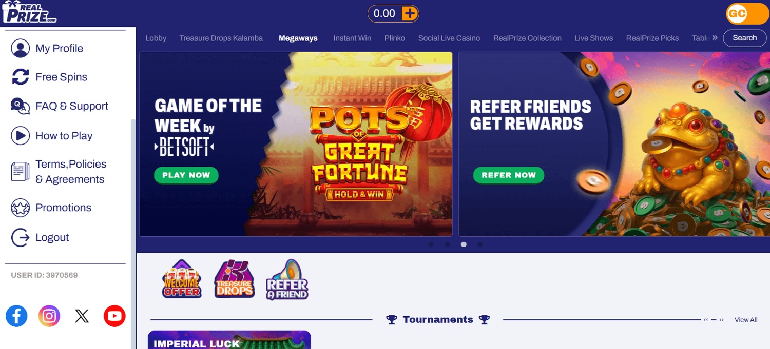 największy Realz Casino bonus miesięczny baner w Poland
