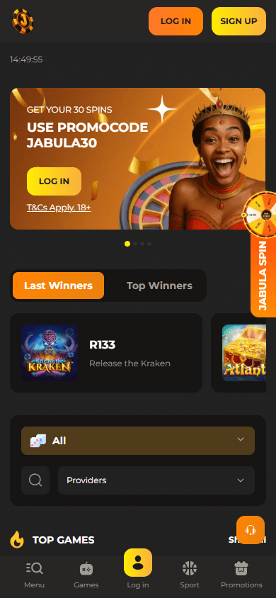 Jabula_Bets_Casino_homepage_mobile
