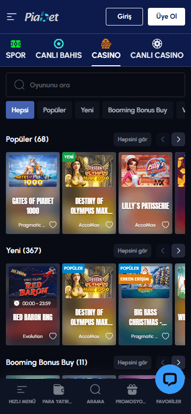 Piabet_Casino_game_gallery_mobile