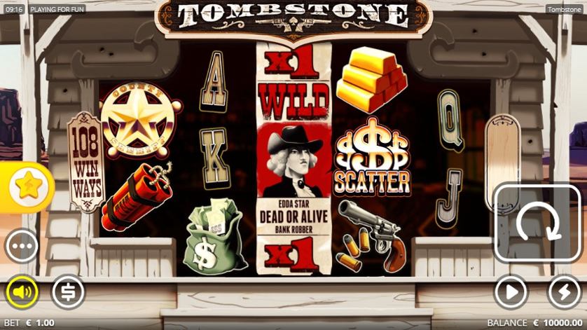 Tombstone Free Play in Demo Mode
