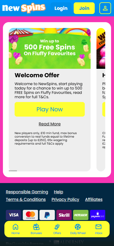 newspins_casino_promotions_mobile
