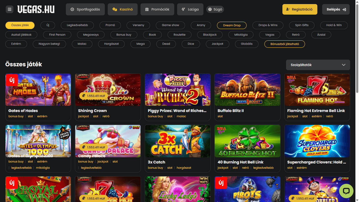 Vegas.hu Casino Gallery