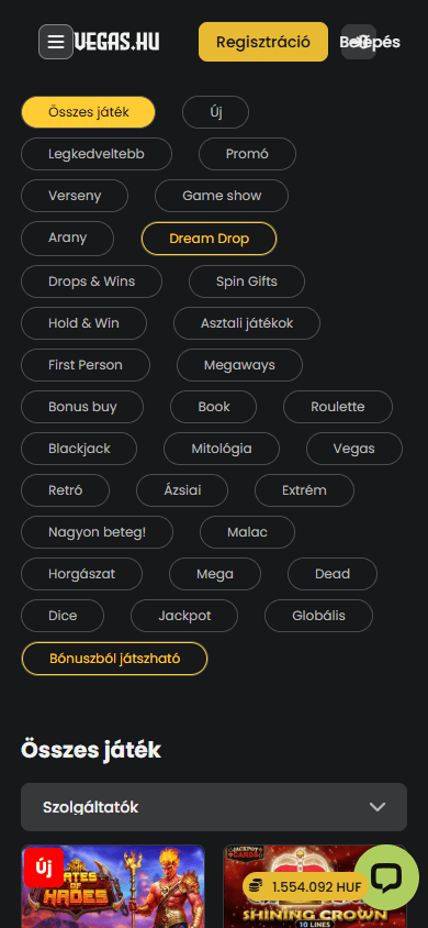 Vegas Casino HU Game Gallery