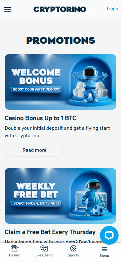 Cryptorino.io_Casino_promotions_mobile