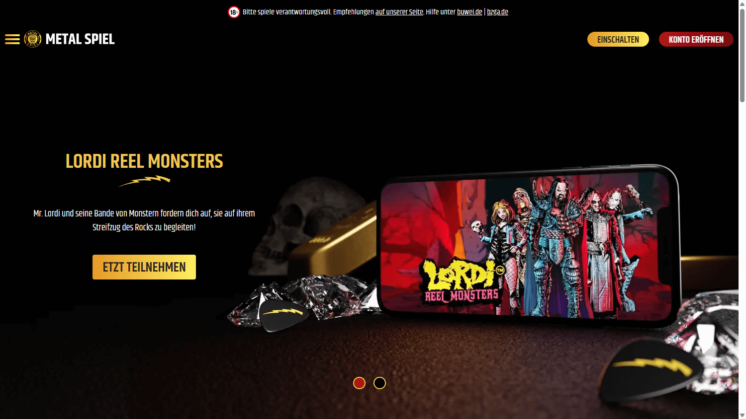 Metal_Spiel_Casino_homepage_desktop